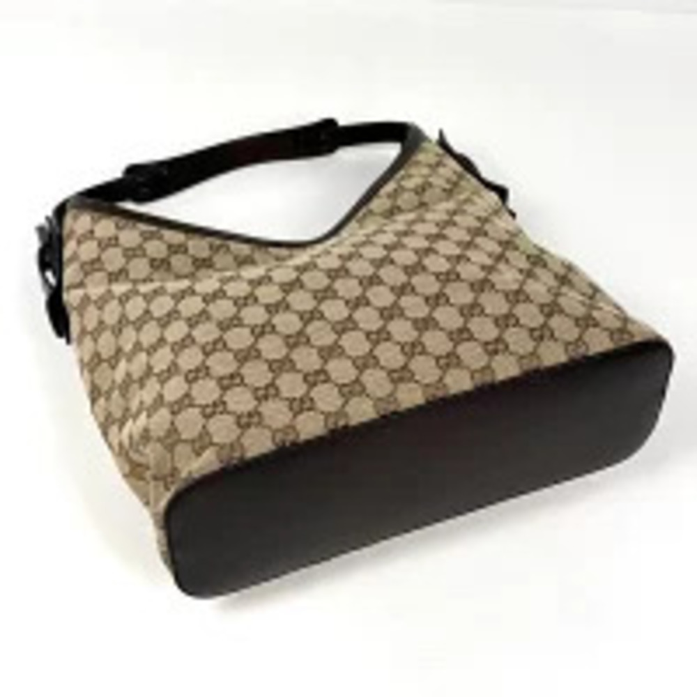 Gucci shoulder GG Hobo bag brown canvas